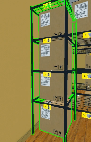 Narrow Storage Rack