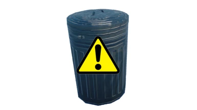 Trash Bin Warning