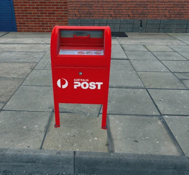 Australia post Box and  PSD template for Custom Postbox