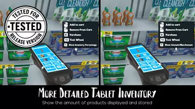 More Detailed Tablet Inventory