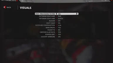 video settings c