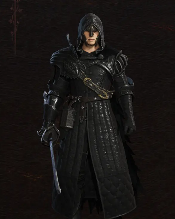 Black Duelist Coat and Black Guerco Feathercloak at Dragon's Dogma 2 ...