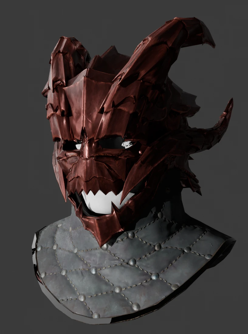 red Skull Horned Helm commission at Dragon's Dogma 2 Nexus - Mods and ...