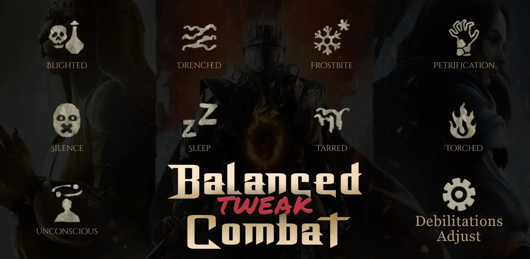 Balanced Combat Tweak - adjust Knockdown Grab Debilitations duration at ...