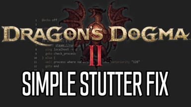 Simple Stutter Fix for Dragon's Dogma 2