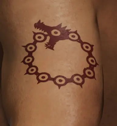 Meliodas's Wrath Mark Tattoo