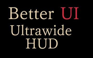 Better UI - Ultrawide HUD