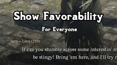 Show Favorability For Everyone