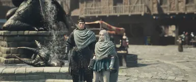 Arisen cloak white no hood version
