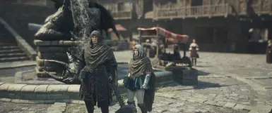 Arisen cloak brown with hood