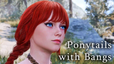 Ponytails With Bangs