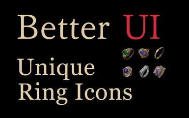 Better UI - Unique Ring Icons