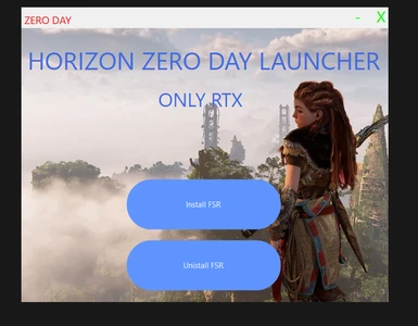 Horizon Zero Day Launcher (FSR3 Frame Generation)