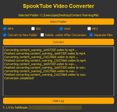 SpookTube Video Converter