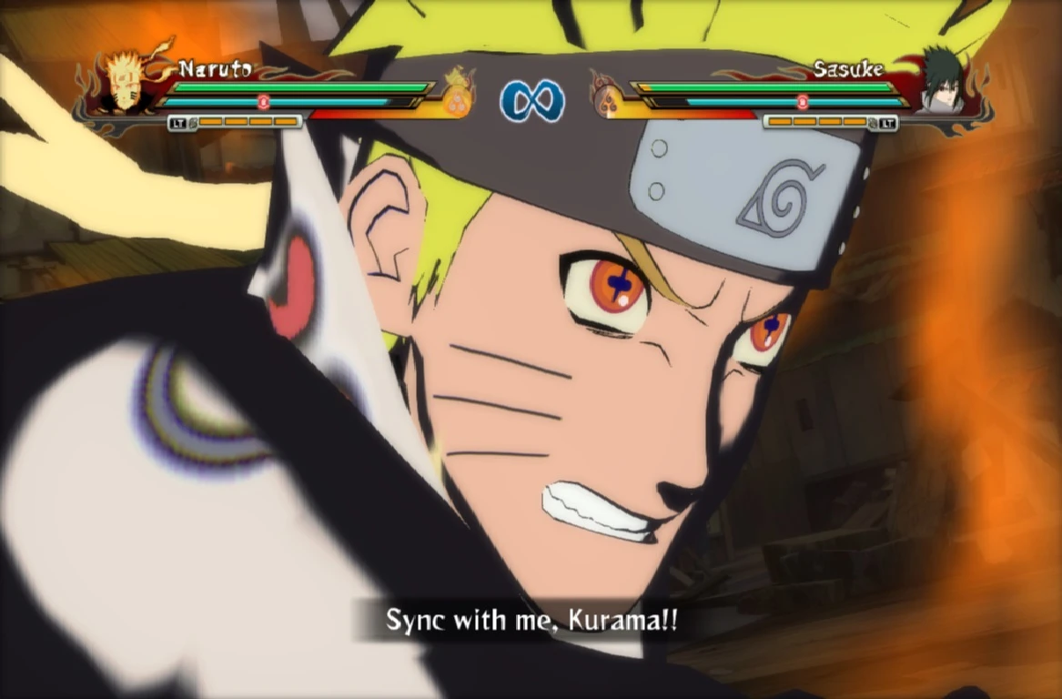 Hokage Naruto Kurama Link(Sage Eyes) at Naruto Ultimate Ninja Storm