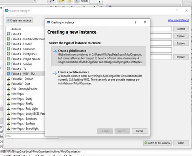 Create a new Global Instance