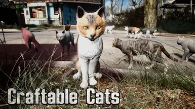 Craftable NPC Cats For Your Settlements