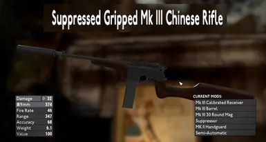 Chinese Pistol MK3 Rifle Fix