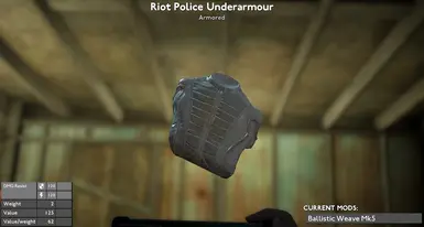 Riot Police Under Armor Ballistic Weave