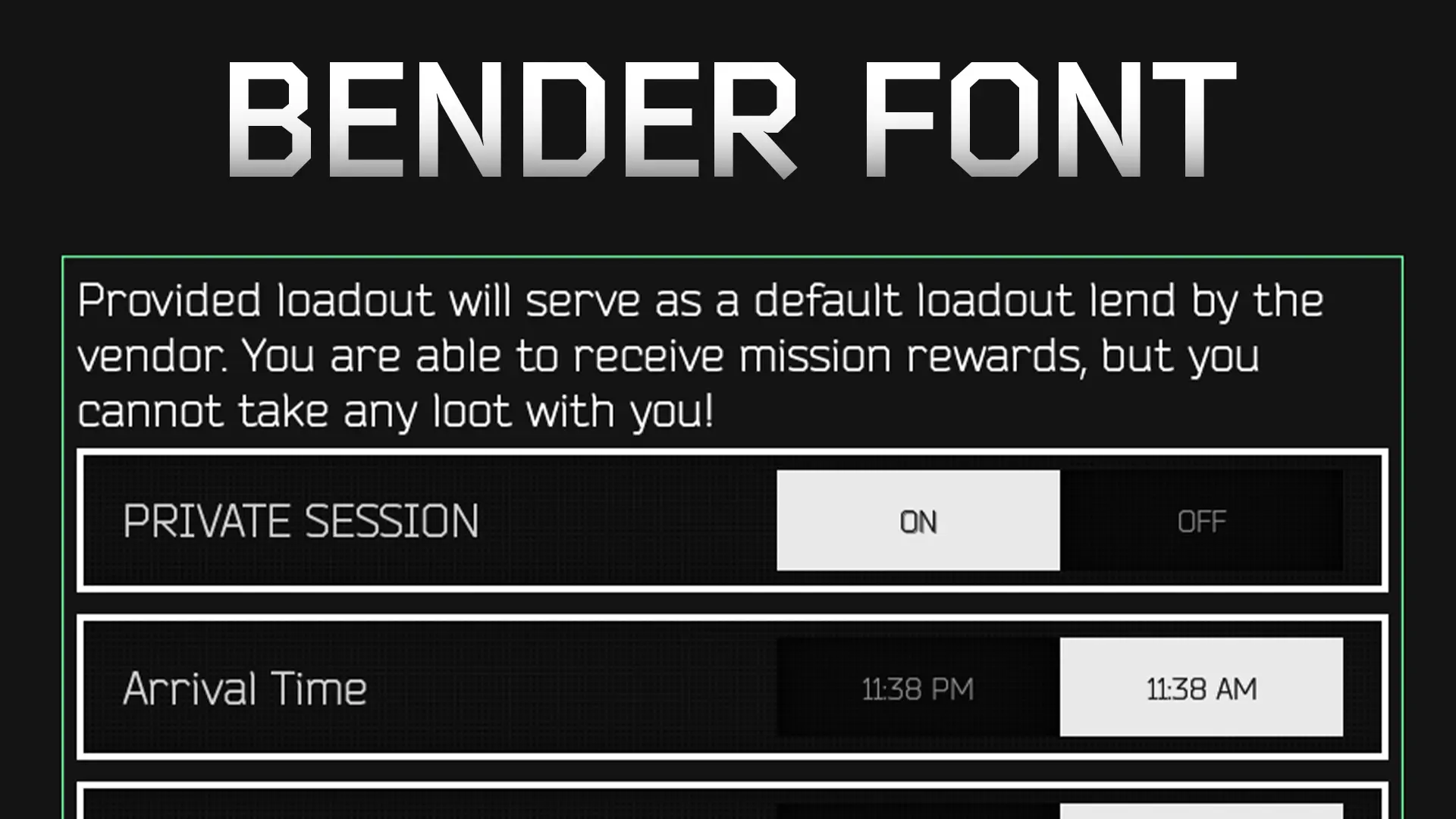 Bender Font at Incursion Red River Nexus - Mods and community