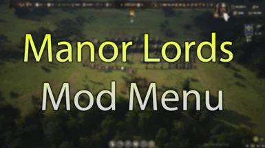 Simple Manor Lords Mod Menu