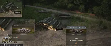 Pile of Logs - transport your logs to a more convenient spot.