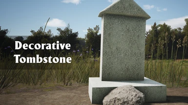 Decorative Tombstone