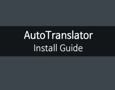 AutoTranslator Install Guide