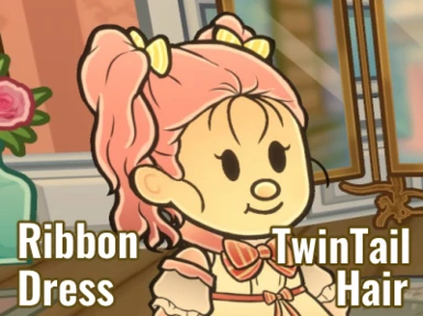 MH Ribbon Dress And Twintail Hair