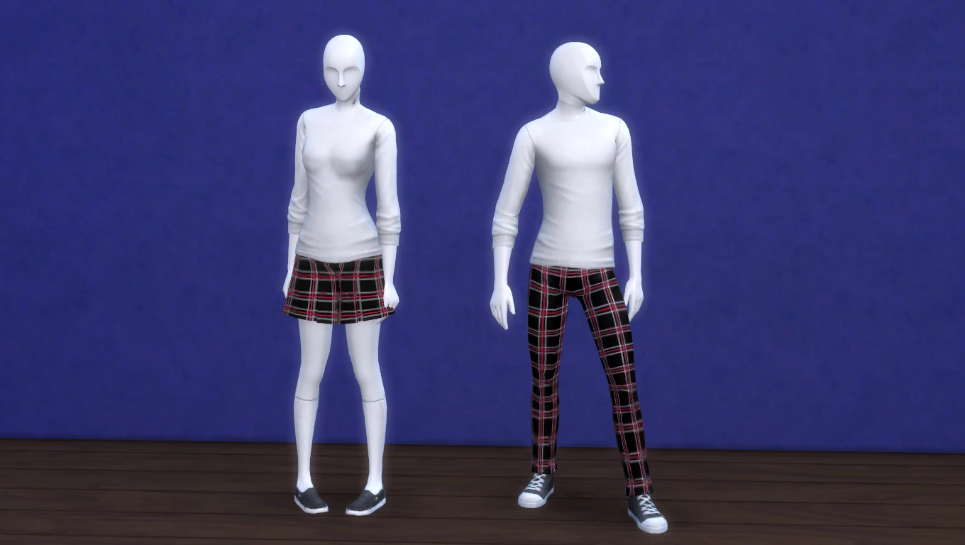Persona 5 CC - Mishima and Shiho - school shirts at The Sims 4 Nexus ...