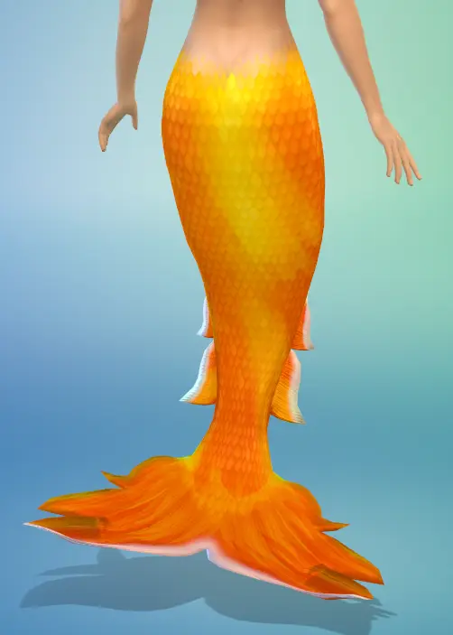 Goldfish Mermaid Tail at The Sims 4 Nexus - Mods and community