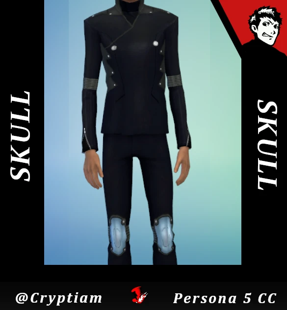 CC - Persona 5 - Skull - Phantom Thief outfit at The Sims 4 Nexus ...