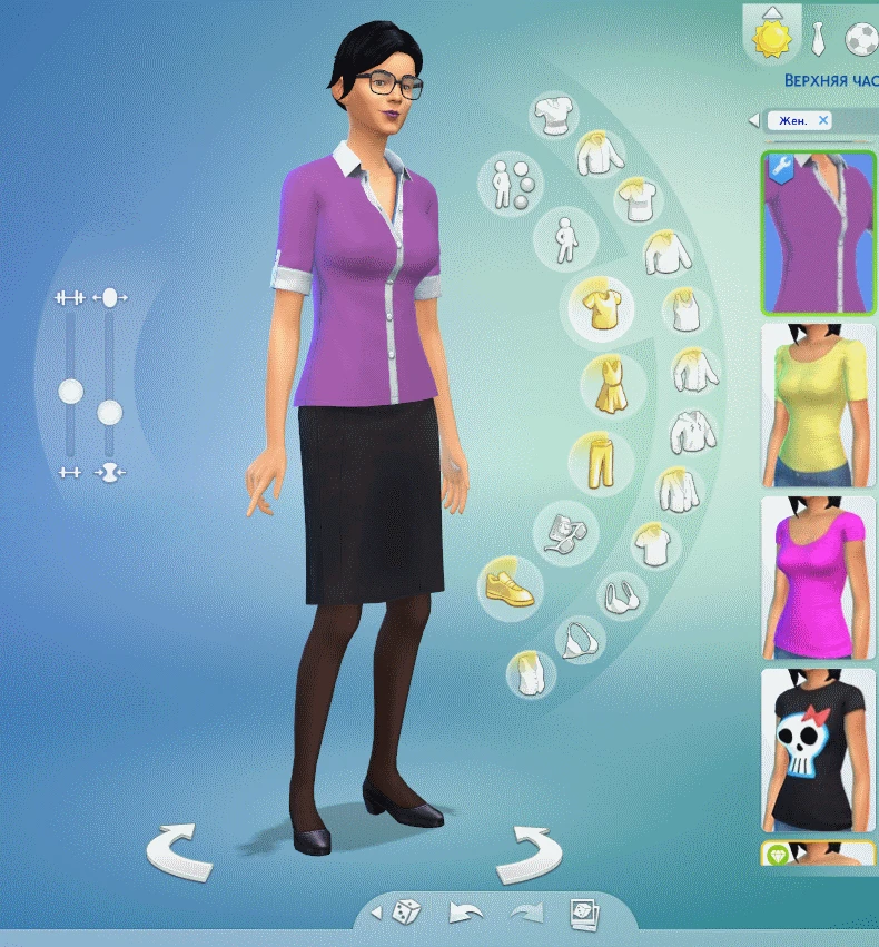 TF2 Mrs Pauling's top at The Sims 4 Nexus - Mods and community