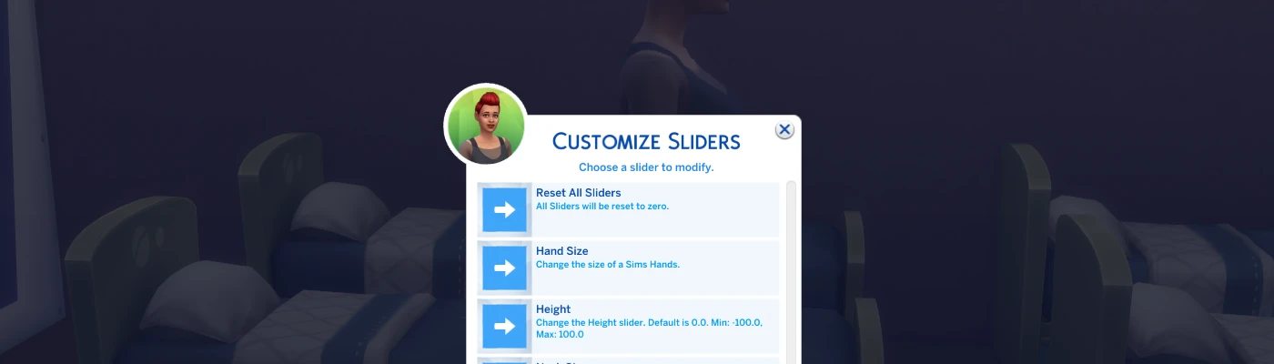 Custom Slider Framework (CSF) by ColonolNutty at The Sims 4 Nexus - Mods  and community