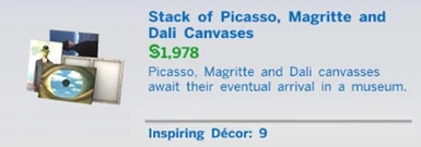 12 Stacks of Master's Canvases