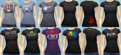 Thinking Geek 10 nerdy shirts for Women