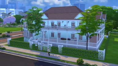 Residential lot house for The Sims 4 Merlindos homes 29 B Not mods Not DLC