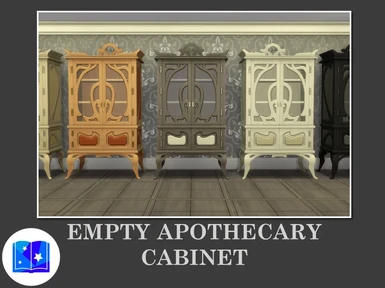 Empty Apothecary Cabinet