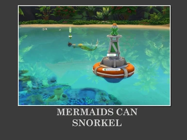 Mermaids Can Snorkel