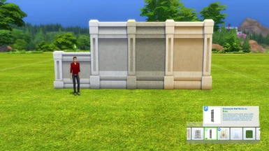 Supertall Stone Wall Fence