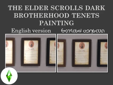 The Elder Scrolls Dark Brotherhood Tenets (Optional Simlish Version)