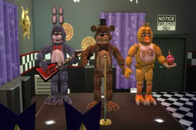 FNAF 1 - Animatronics Deco at The Sims 4 Nexus - Mods and community