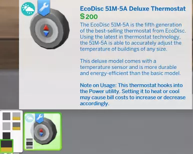 Deluxe Thermostat Variant