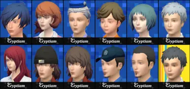 Persona 3 Hairstyles Pack at The Sims 4 Nexus - Mods and community