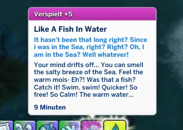 Random Popup when missing the Sea or being in Sea