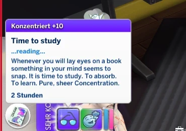 Buff when reading (any) Book in Game