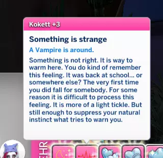 Buff to others around the Vampire ingame