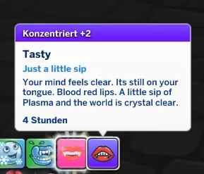 Plasma consumption Buff ingame