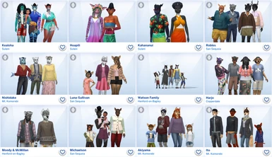 Furry Premade Sims at The Sims 4 Nexus - Mods and community