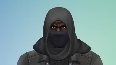 Ninja Mask - Uncovered Forehead
